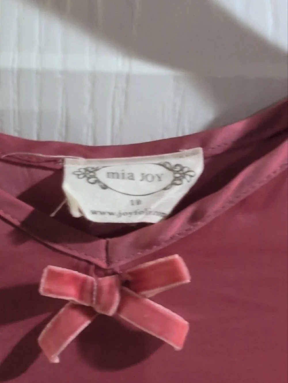 Joyfolie Girls Dusty Rose Ruffle Nightgown Boho Boutique Sleep Dress